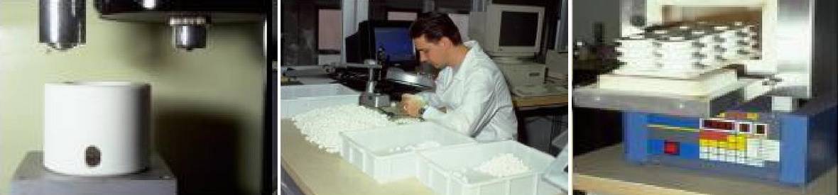 Trasformazione e lavorazioni di precisione di prodotti in allumina
