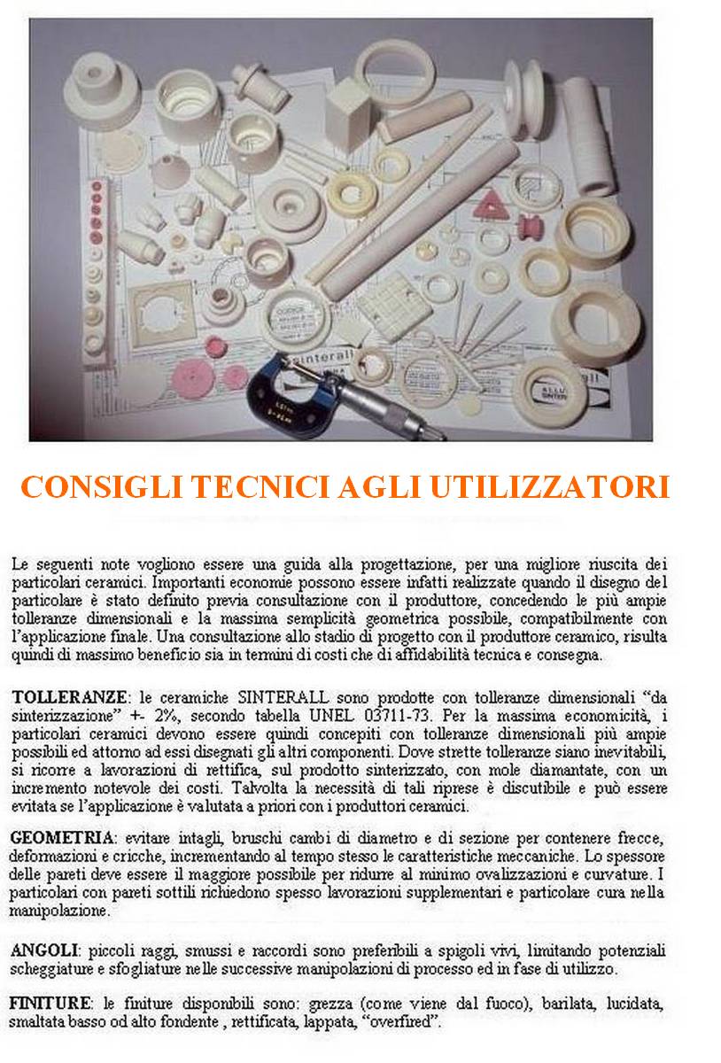 Know-how nella produzione del componente tecnico in ceramica